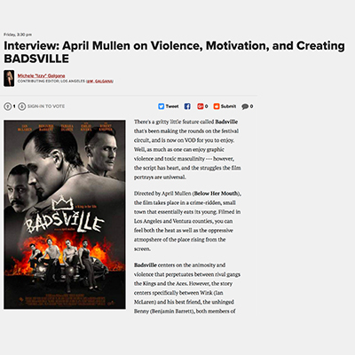 Interview: April Mullen on Violence, Motivation, and Creating BADSVILLE